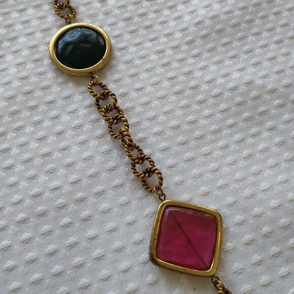 Chicos, Statement Necklace, Costume Jewelry, Retro, Beads, 22” - Picture 3 of 8